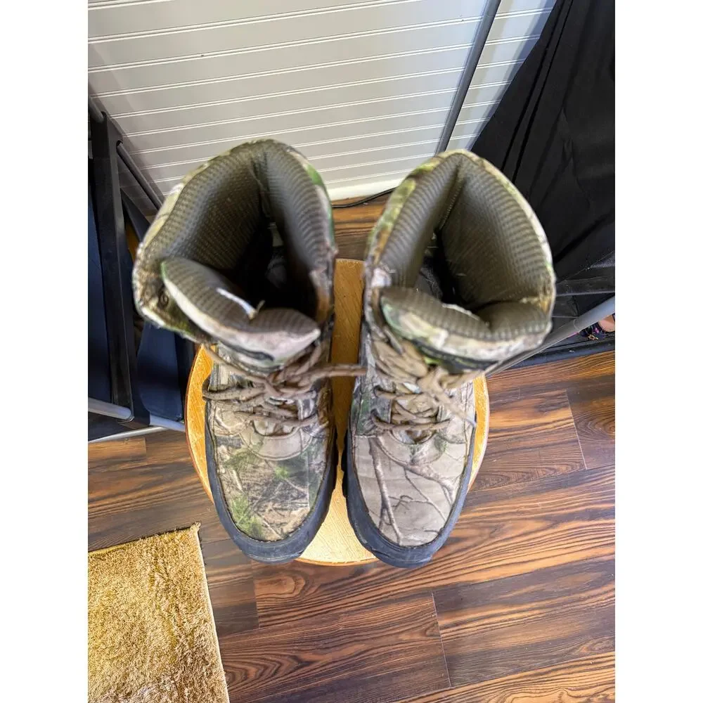 RealTree 3M Thinsulate Waterproof Ultra 400 Grams Hunting Boots Size 8.5